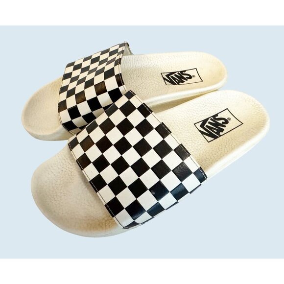 VANS Classic Checkered Slip On Sandals Slides Size 7 - Picture 1 of 8
